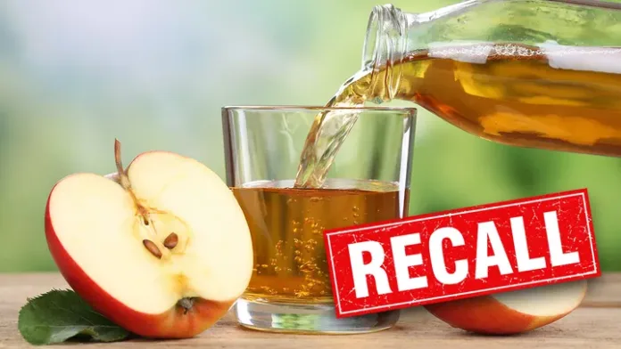 great value apple juice recall