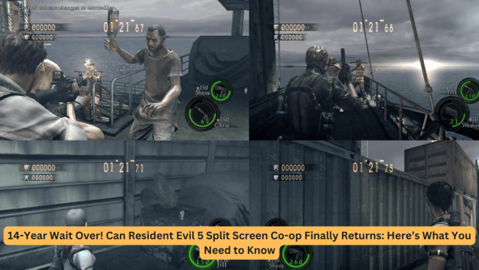 can resident evil 5 split screen