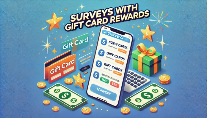 Surveys with Gift Card Rewards